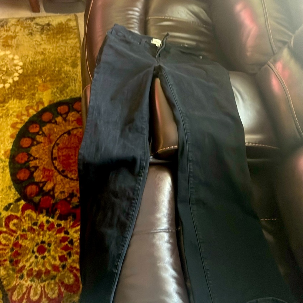 Madewell Skinny Flare Black Jeans worn twice.